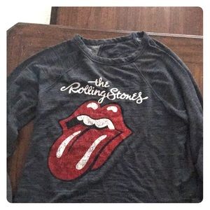 Rolling Stones crop sweater